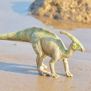 恐龙玩具 儿童认知动物世界男孩礼物 副栉龙模型 原栉龙