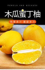 福建木瓜蜜丁柚子10斤新鲜水果当季孕妇西柚葡萄柚非脐橙柚子包邮