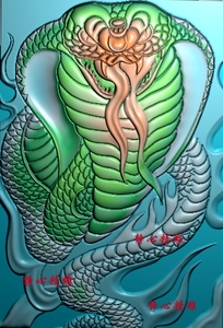 电脑雕刻图 精雕图 浮雕图 灰度图 jdp bmp 46牌子蛇 蟒蛇f344