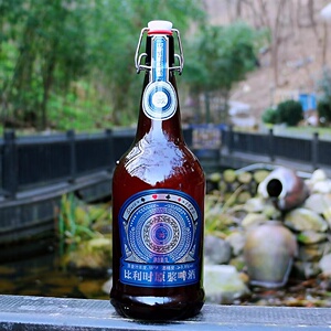 威海卫新款山东威海市整箱比利时11°p原浆啤酒1l大瓶装