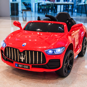 马萨拉蒂儿童电动车四轮带遥控汽车可坐小孩童车宝宝