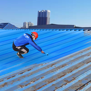 青龙彩钢瓦专用胶涂料丙烯酸油漆铁皮板棚屋顶金属面补漏防水材料