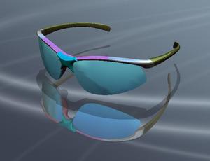 3d眼镜设计眼镜绘图2d画图cad三视图3d建模工程图ug建模pro/e制图