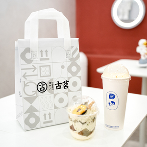 一次性铝箔立体保温袋外卖专用饭盒烧烤奶茶打包商用定制无纺布袋