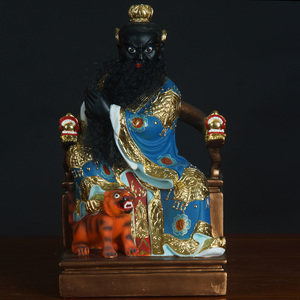 00一心斋佛具淘宝感天大帝神像12/16英寸树脂佛像许逊祖师许天师妙