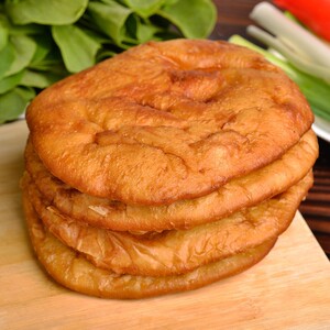 宁夏特产小吃传统老油饼手工油香现炸新鲜回族特色真空包装大油饼