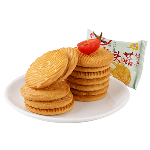 益膳易食猴头菇饼干无蔗糖食品糖尿人可吃零食猴菇饼干代餐饱腹