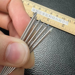医用级316不锈钢棒磨尖 扁菱形穿刺钢针 试验用穿刺金属针代加工