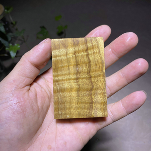 阴沉金丝楠乌木雕小叶桢楠水波纹无事牌车挂件手把件半成品毛胚料