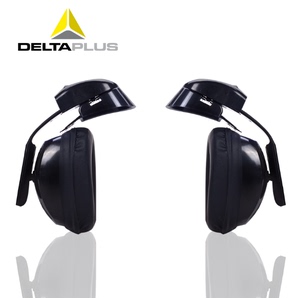 代尔塔103008专业隔音耳罩防噪音工厂 安全帽 工作护耳器降噪耳罩