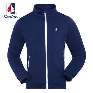 sevlae圣弗莱风尚男士长袖针织开衫运动外套立领夹克f112695505