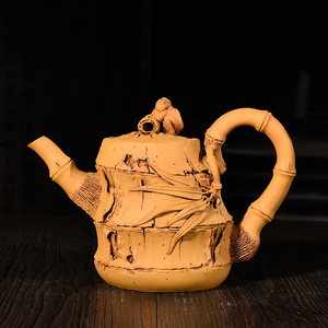 紫砂壶套装竹段