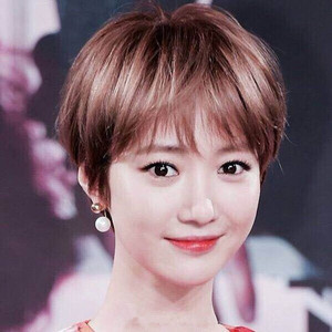 假发女短发自然逼真假头发套时尚帅气bobo头韩国女士斜刘海短直发