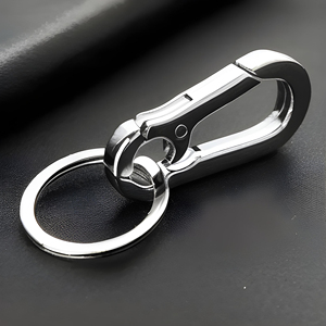 不锈钢钥匙扣汽车钥匙链挂钩加厚锁匙扣男士挂件圈高档正品环