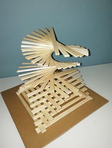 立体构成作品硬质线材构成作品实物成品线材构成实物成品