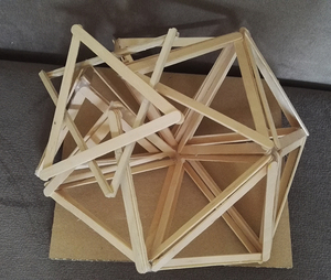 立体构成作品硬质线材构成作品立体构成创意设计线材构成成品