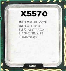 intel/英特尔 至强 x5570 cpu 2.93g 正式版 绝配1366针 支持x58