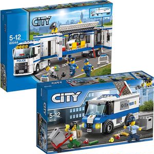 乐高60044城市警察流动警署狱警移动车银行运钞车60142益智积木男