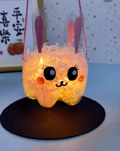手工兔子灯成品