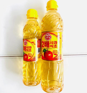 现货韩国进口调味品不倒翁苹果醋2倍苹果醋加浓苹果醋