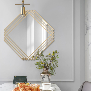 现代简约客厅装饰镜创意个性沙发背景墙镜子餐厅挂镜玄关镜定制镜