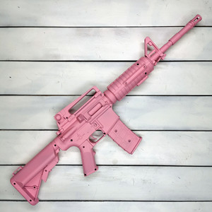 粉色抛壳m416软妹cos不可发射 摄影拍摄道具枪现货包邮