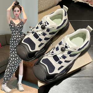 丑萌老爹鞋女2023年春秋季新款复古休闲鞋小众设计百搭运动单鞋潮