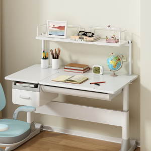 桌上书架置物架落地儿童学习桌桌面增高架书桌书本收纳含书挡书柜