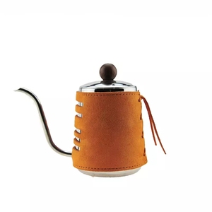 300ml皮皮壶 专业双层超纤皮细口壶 手冲挂耳壶