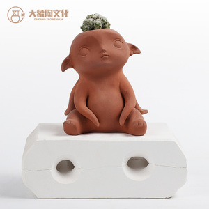 陶艺石膏注浆模具 陶瓷摆件磨具 胡巴娃娃泥浆成型 大象陶文化