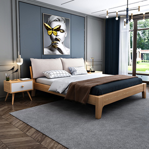 【华丰实木床现代简约】华丰实木床现代简约品牌,价格 - 阿里巴巴