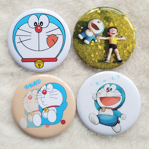 经典日漫哆啦a梦doraemon小叮当机器猫周边吧唧徽章胸针可diy订做