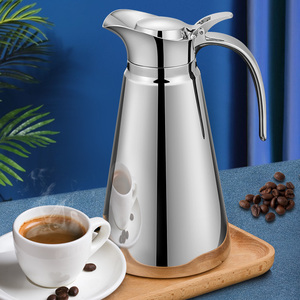 德国304不锈钢保温壶家用暖水壶热水瓶高档暖瓶咖啡壶小容量1.0l