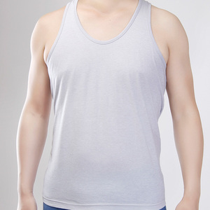 山西特产绿洲汉麻麻棉男士背心二股筋透气吸湿吸汗运动内衣