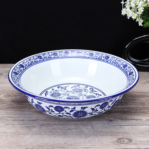 建兴发青花陶瓷大碗汤碗防烫手水煮鱼碗酸菜鱼盆串串香麻辣香锅碗