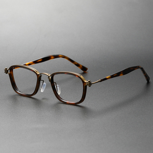 木川眼镜框男近视复古痞帅可配高度数防蓝光变色防雾镜片眼睛架女