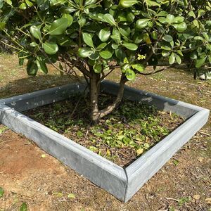 天然青石板路沿石花园庭院花坛菜园条石侧石树围边挡泥路边路牙石