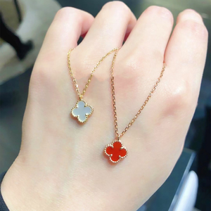 四叶草项链女梵克雅宝正品
