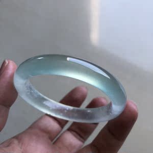 天青冻蓝岫玉手镯