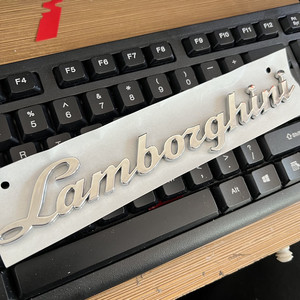 兰博基尼后尾英文标小牛lp560 610后备箱标志贴lamborghini字母标