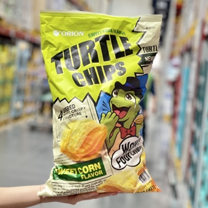 山姆代购OPION好丽友龟壳型甜玉米味脆片481g韩国进口玉米片零食