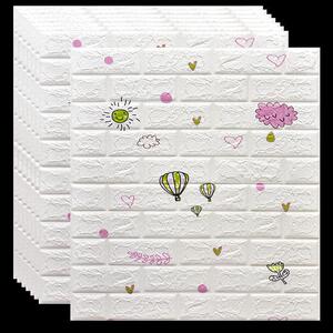 农村大炕墙围子自粘墙纸墙贴纸5d立体卧室温馨装饰墙面翻新泡沫