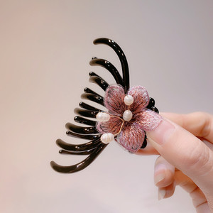 发夹后脑勺发卡头饰夹子韩国抓夹女大号头发卡子中号洗澡发抓