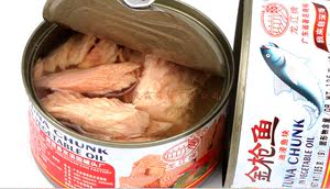 龙江牌油浸金枪鱼罐头185g吞拿鱼罐头 披萨烘培原料美味即食