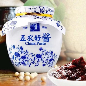 河南兰考特产五农好酱调味豆瓣酱农家230g/瓶 拌饭拌面黄豆酱蘸酱