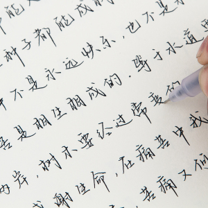 清秀女生行楷速成手写体漂亮字体字帖大学生成人江湖体临摹练字