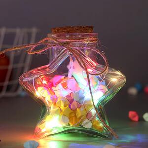 玻璃瓶装星星装饰摆件放星星的夜光大小号许愿瓶罐子折纸幸运星