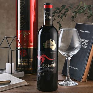 奥芬袋鼠王葡萄酒 原瓶原装进口奥芬袋鼠王红葡萄酒12.5度 60包邮