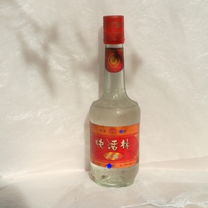快活林大曲原曹州老窖酒厂2001年44度瓶装浓香型陈年老酒库存收藏