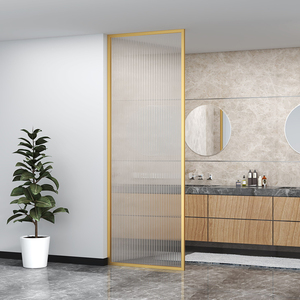 长虹玻璃屏风隔断北欧轻奢客厅卫生间玄关餐厅洗手台干湿分离装饰